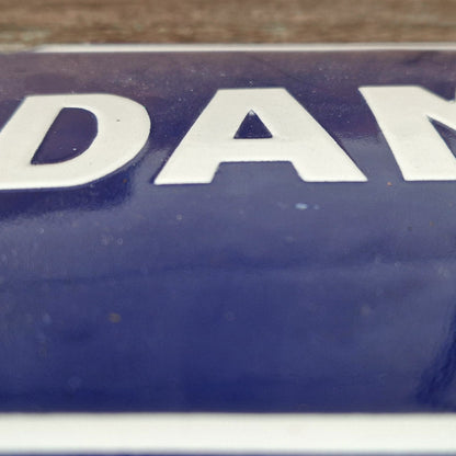 Grande plaque émaillée « Dames »