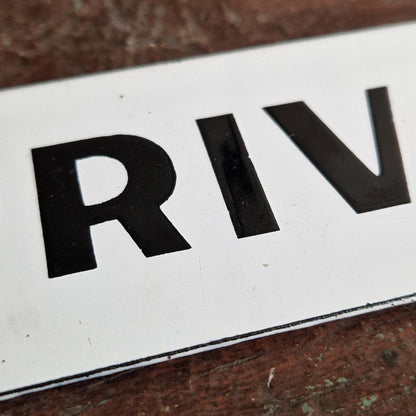 Plaque émaillée ancienne « Privé »
