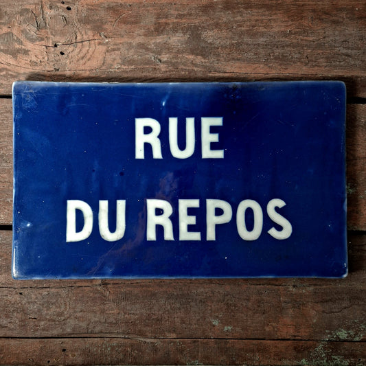 enseigne rue emaillee ancienne