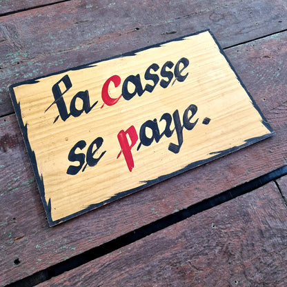 enseigne vintage bistrot la casse