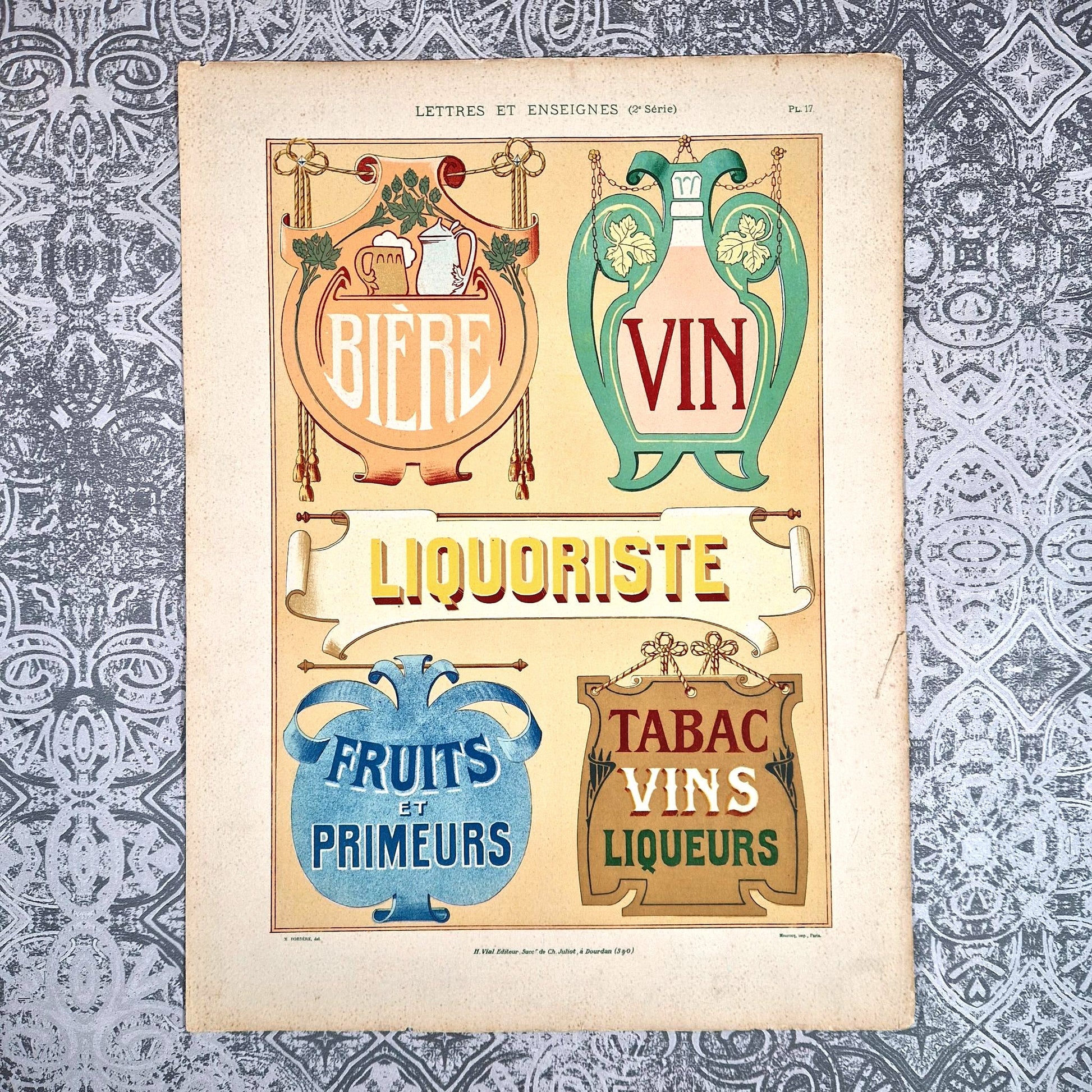 enseignes biere vin tabac
