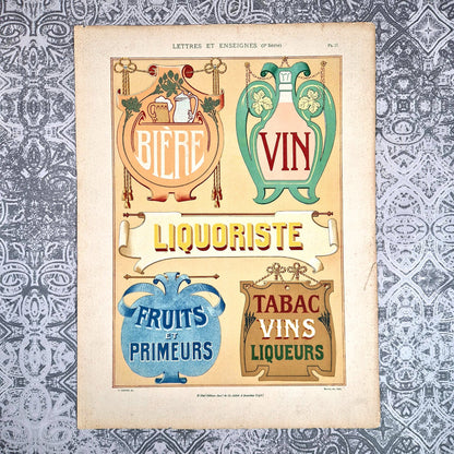 enseignes biere vin tabac