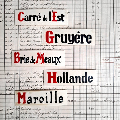 etiquette fromage ancien gruyere