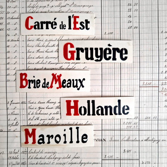 etiquette fromage ancien gruyere