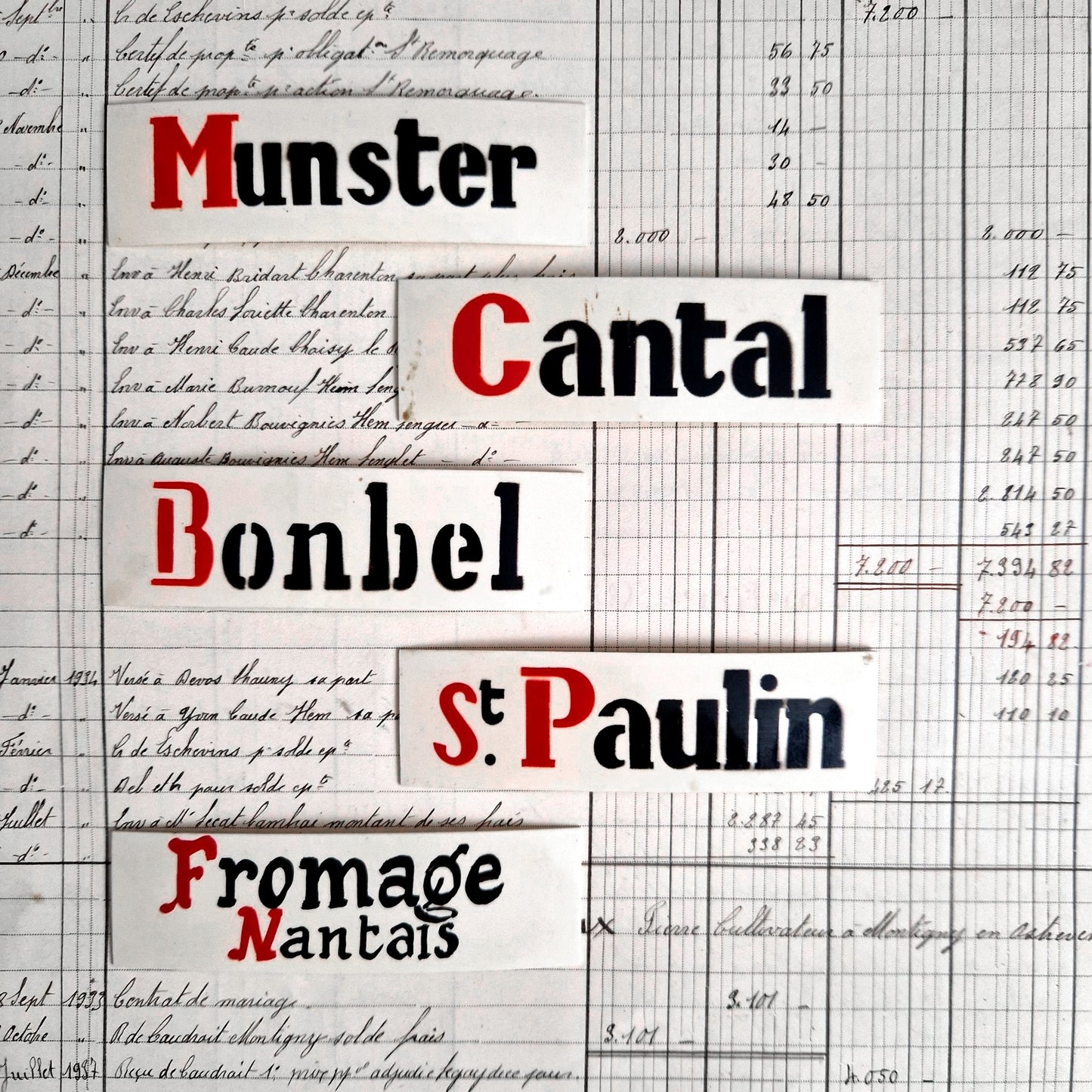 etiquette fromage munster