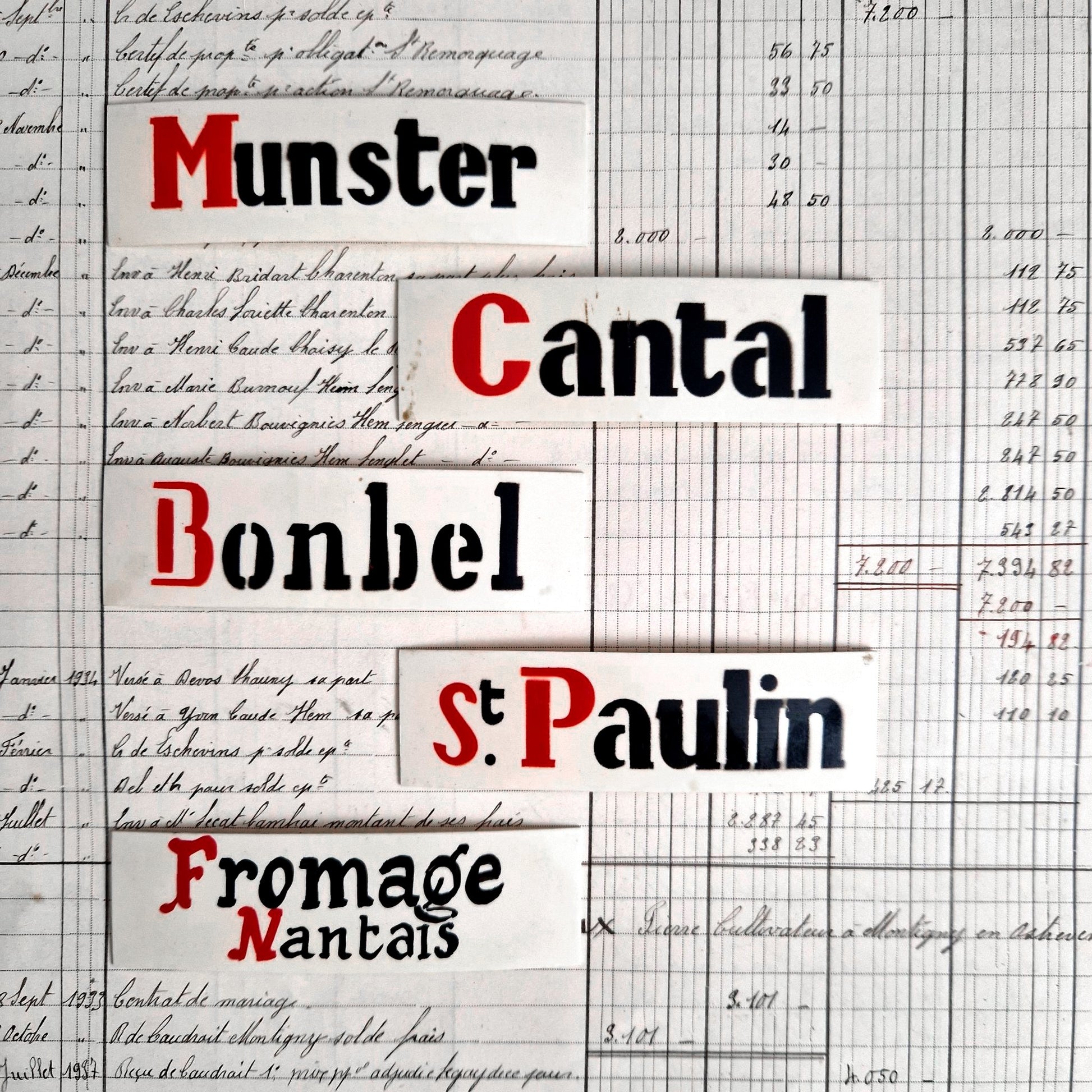 etiquette fromage munster