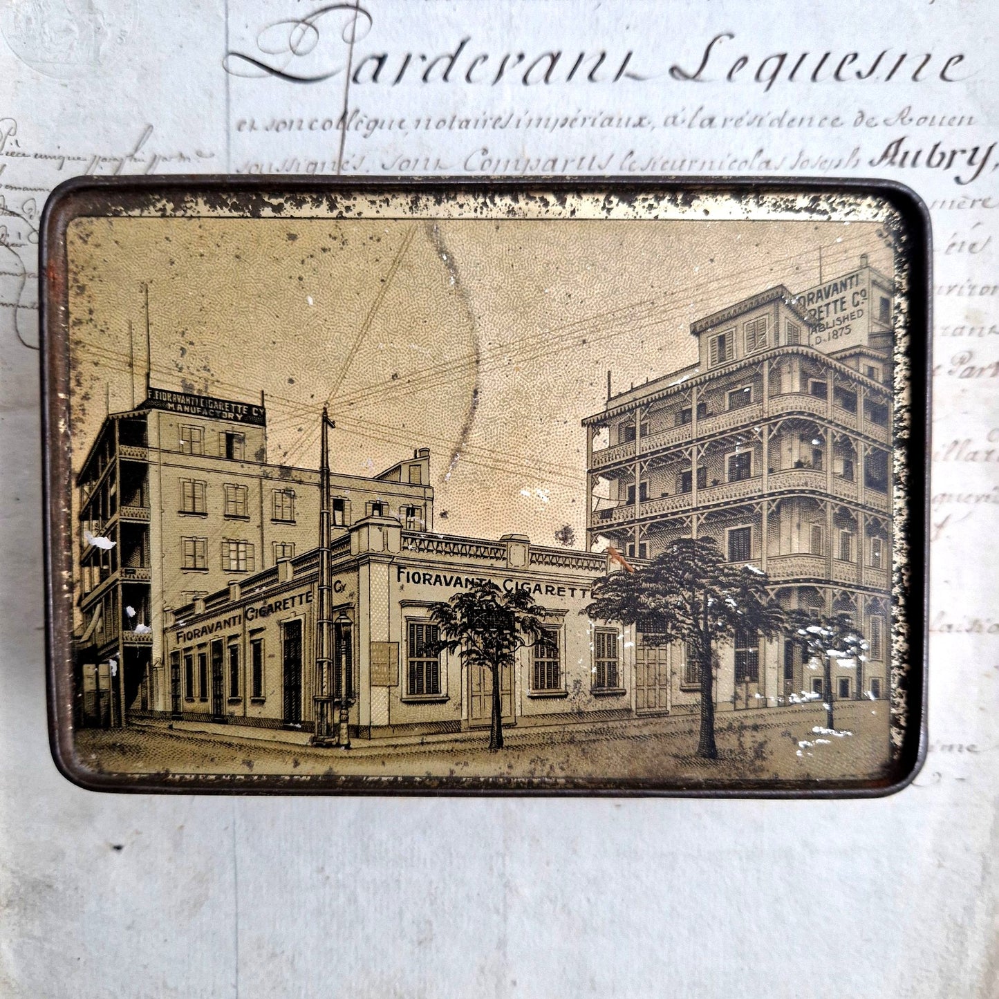 fioravanti cigarette tin box