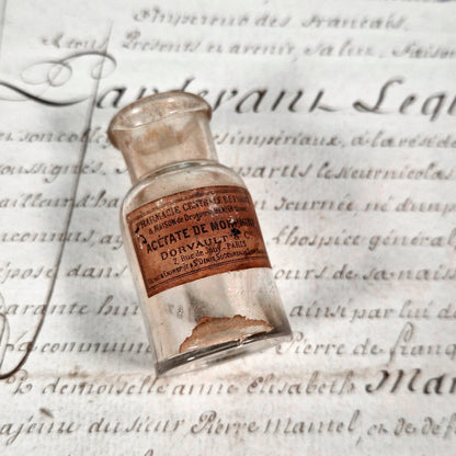 flacon acetate de morphine