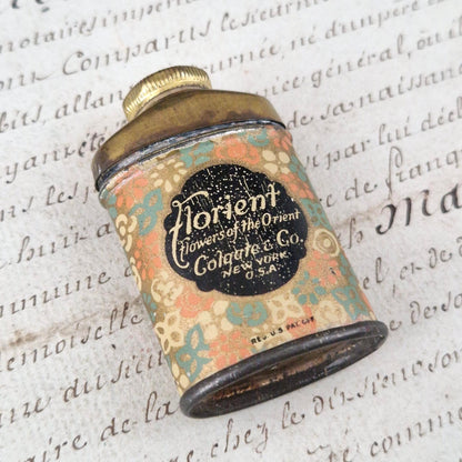 Box / Tin bottle “Flowers of the Orient – ​​Colgate &amp; Co.”