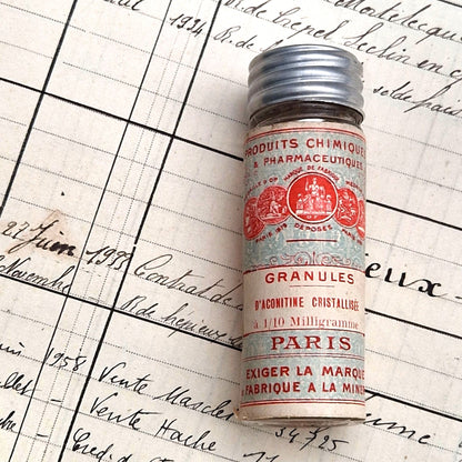 flacon pharmacie aconitine paris