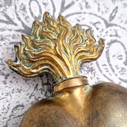 flacon religieux coeur votif