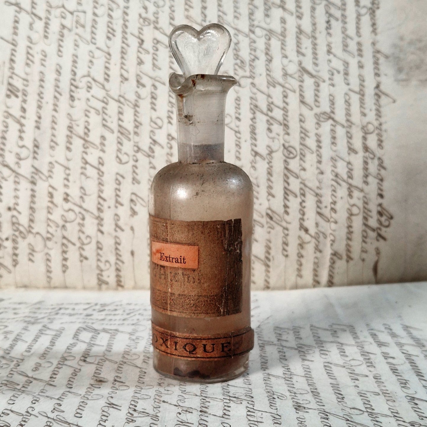 Flacon ancien TOXIQUE « Extrait d'aconit »