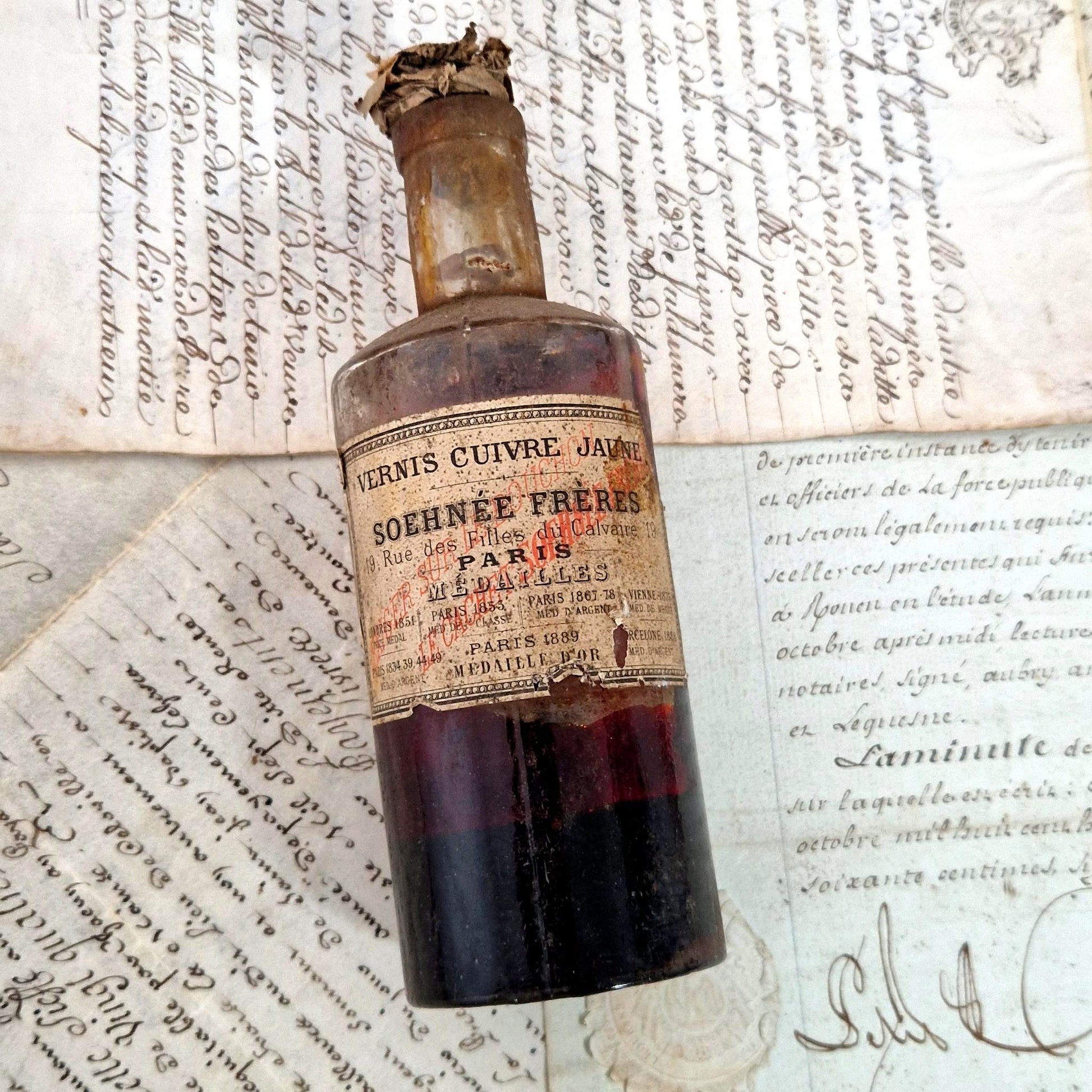 flacon vernis soehnee freres 1889