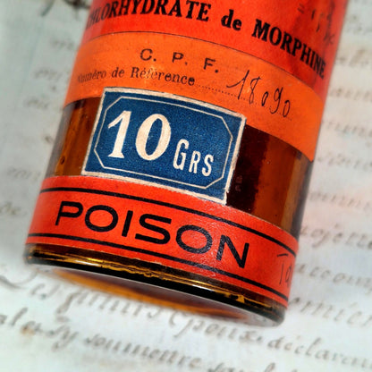 flacon verre ambre pharmacie francaise