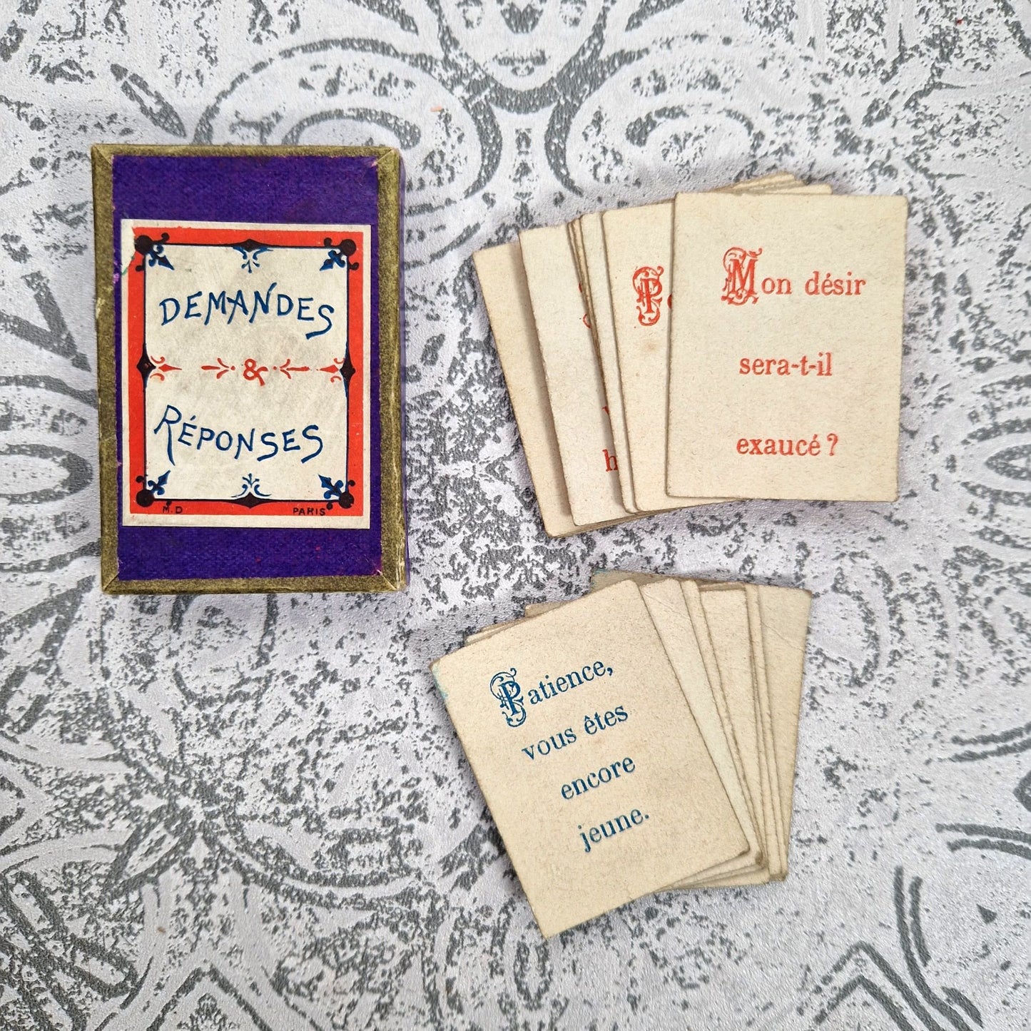 fortune telling card game paris md