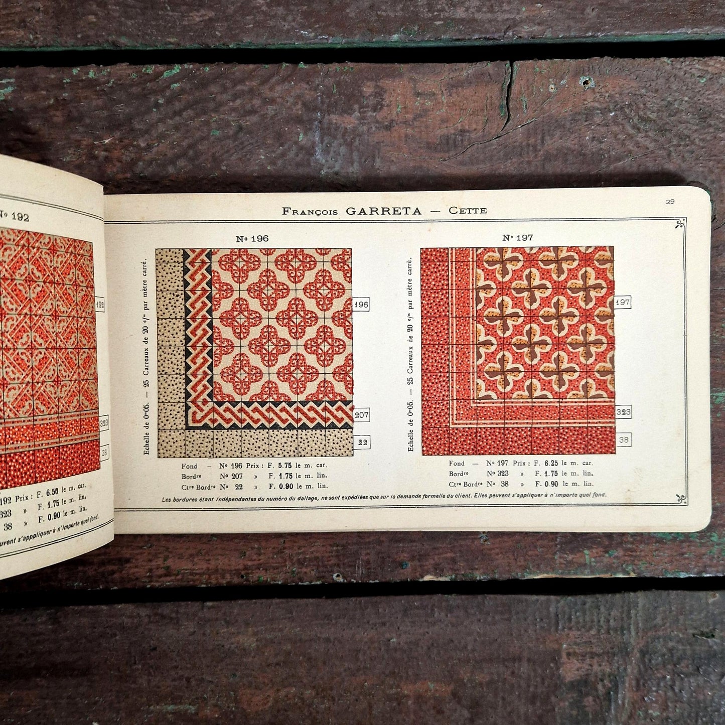 francois garreta carrelages belle epoque