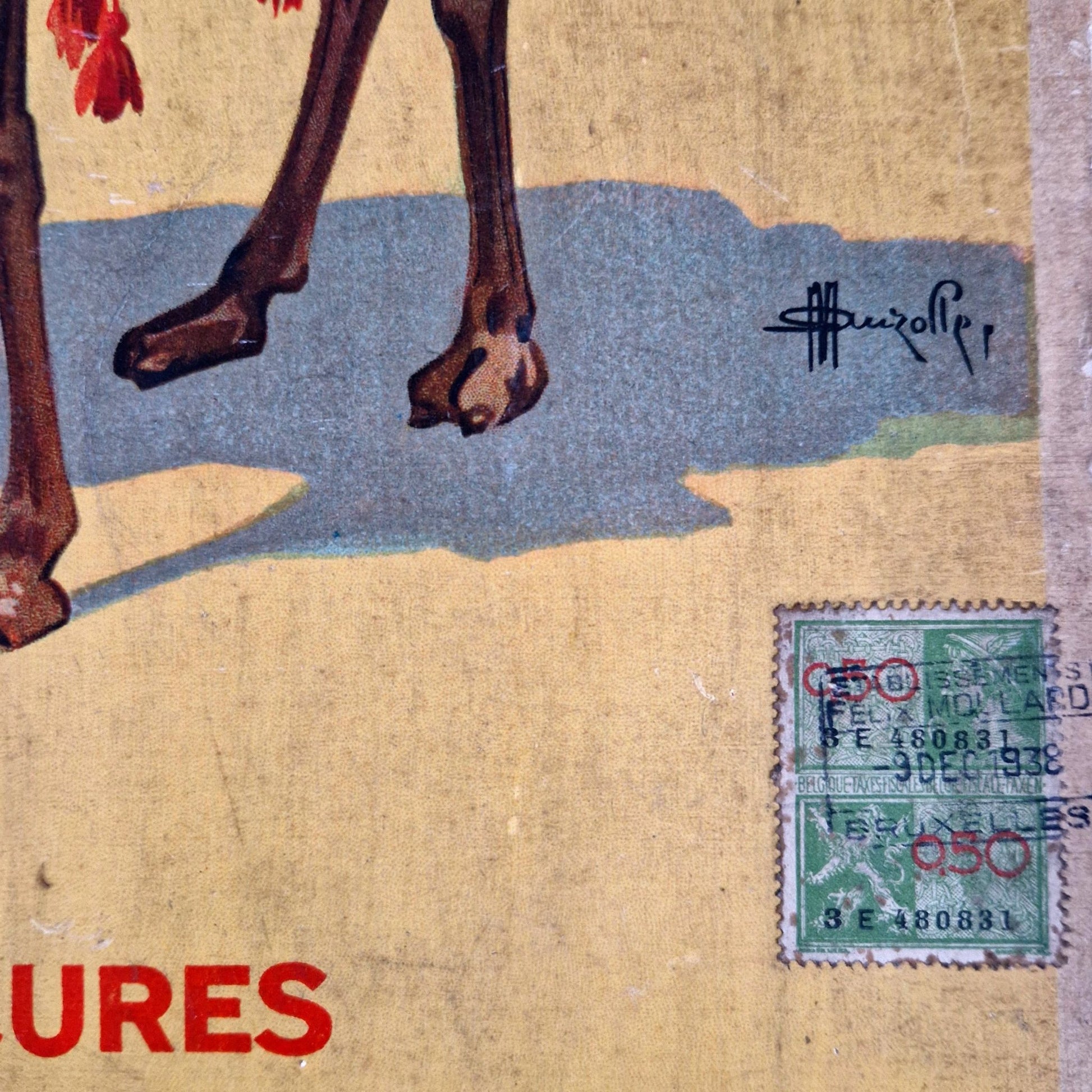 french 1930s advertisement chapped skin