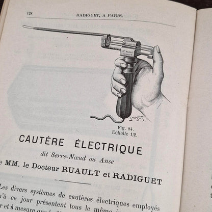 Ancien catalogue illustré « Lumière électrique - Piles Radiguet » - Vers 1890