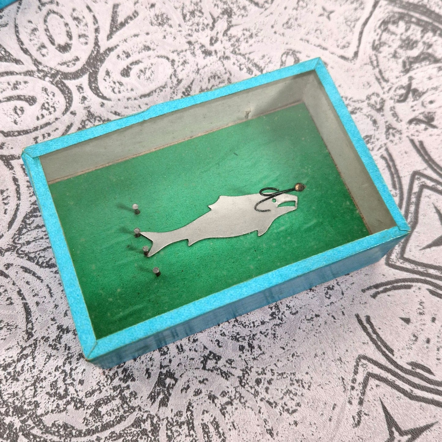 french antique skill game fish