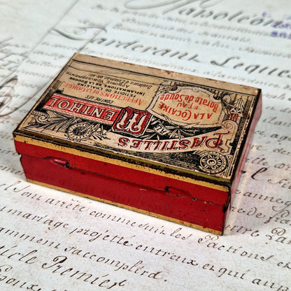 french apothecary tin cocaine label