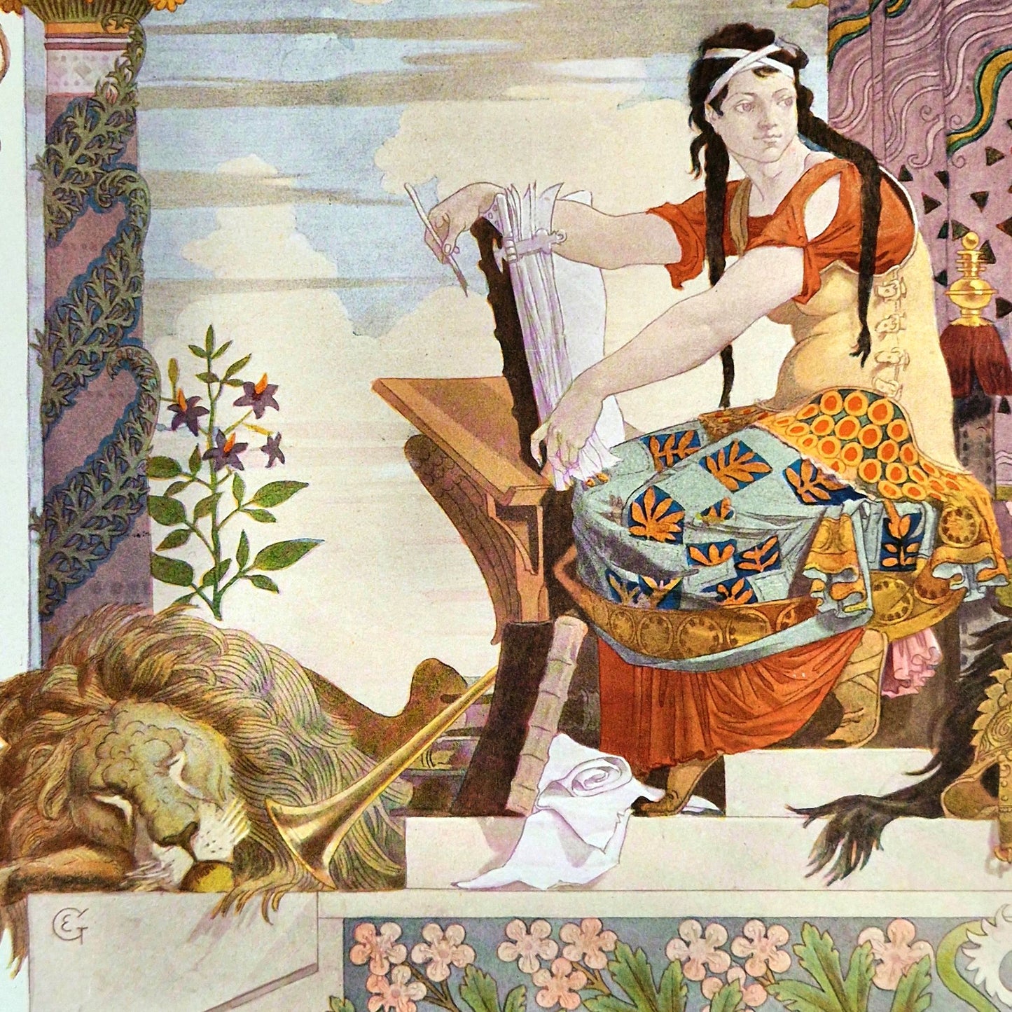 french art nouveau eugene grasset calavas