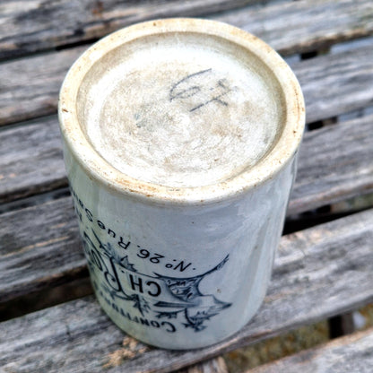 french ceramic jar ch robardelle