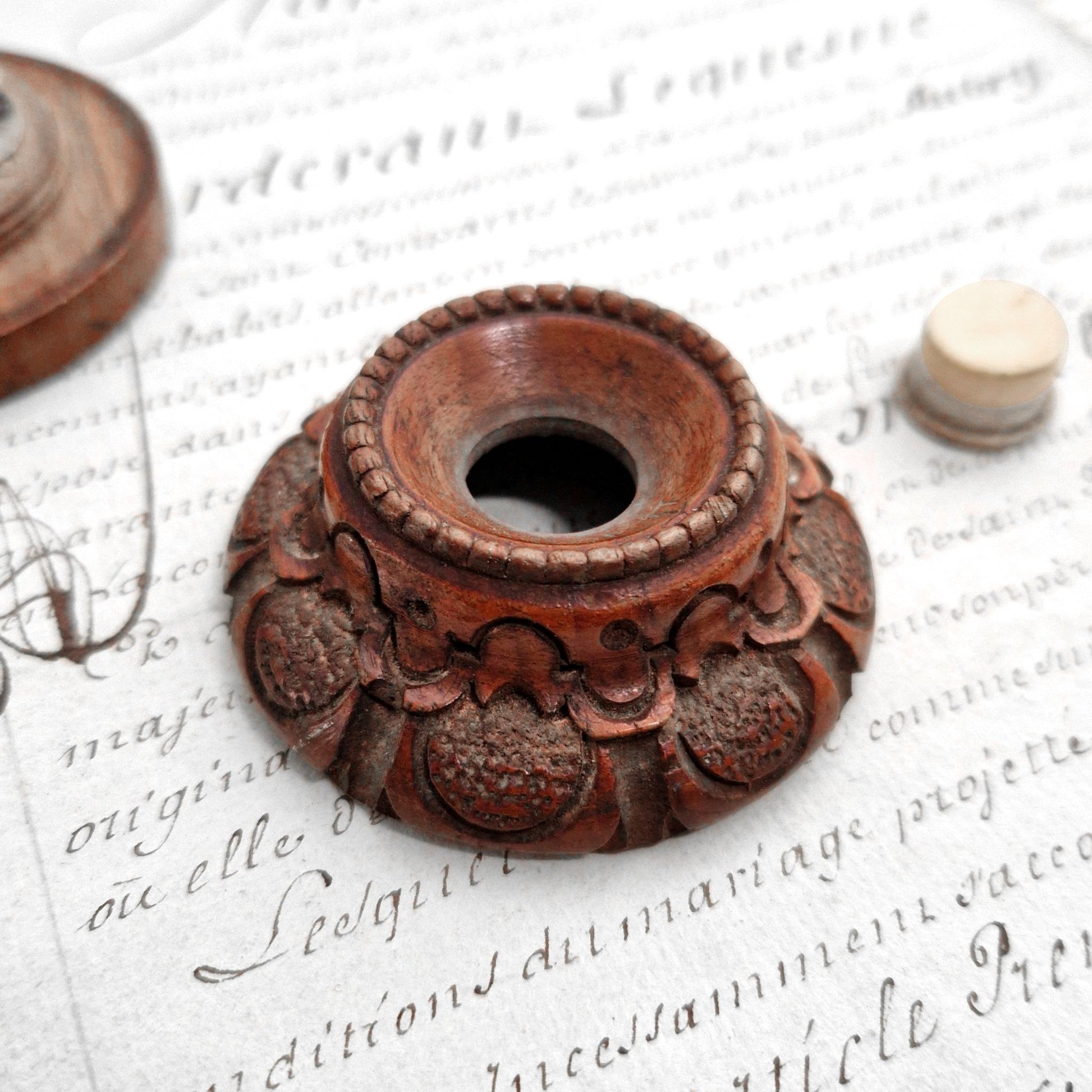 french electric artwork switch wood