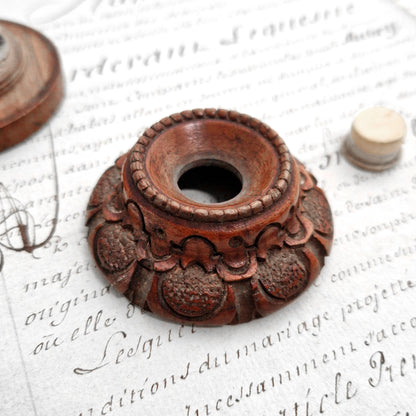 french electric artwork switch wood