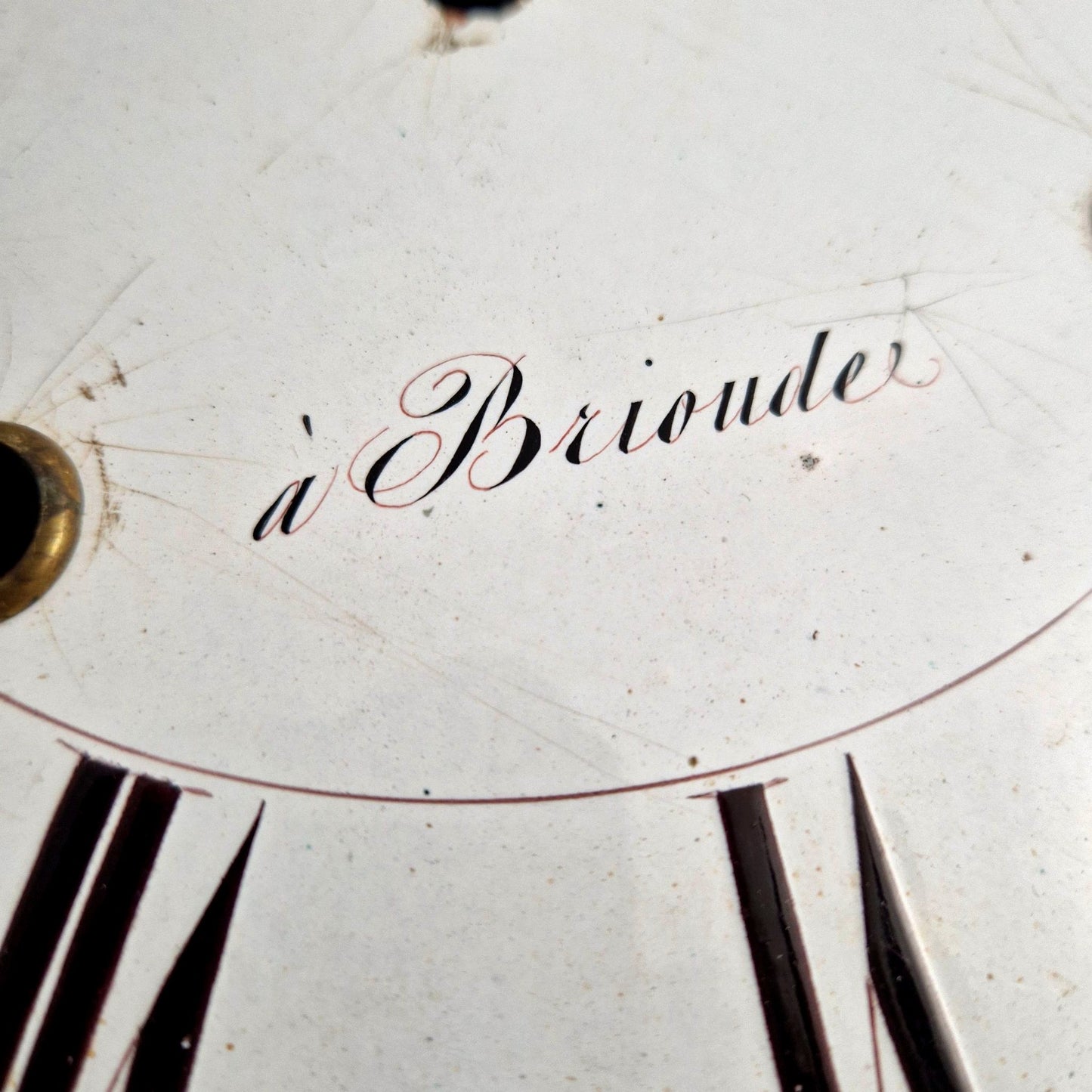 french enamel horology clockface