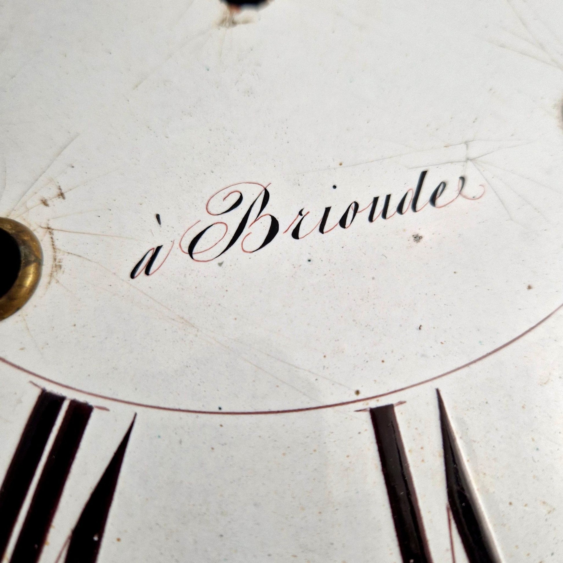 french enamel horology clockface