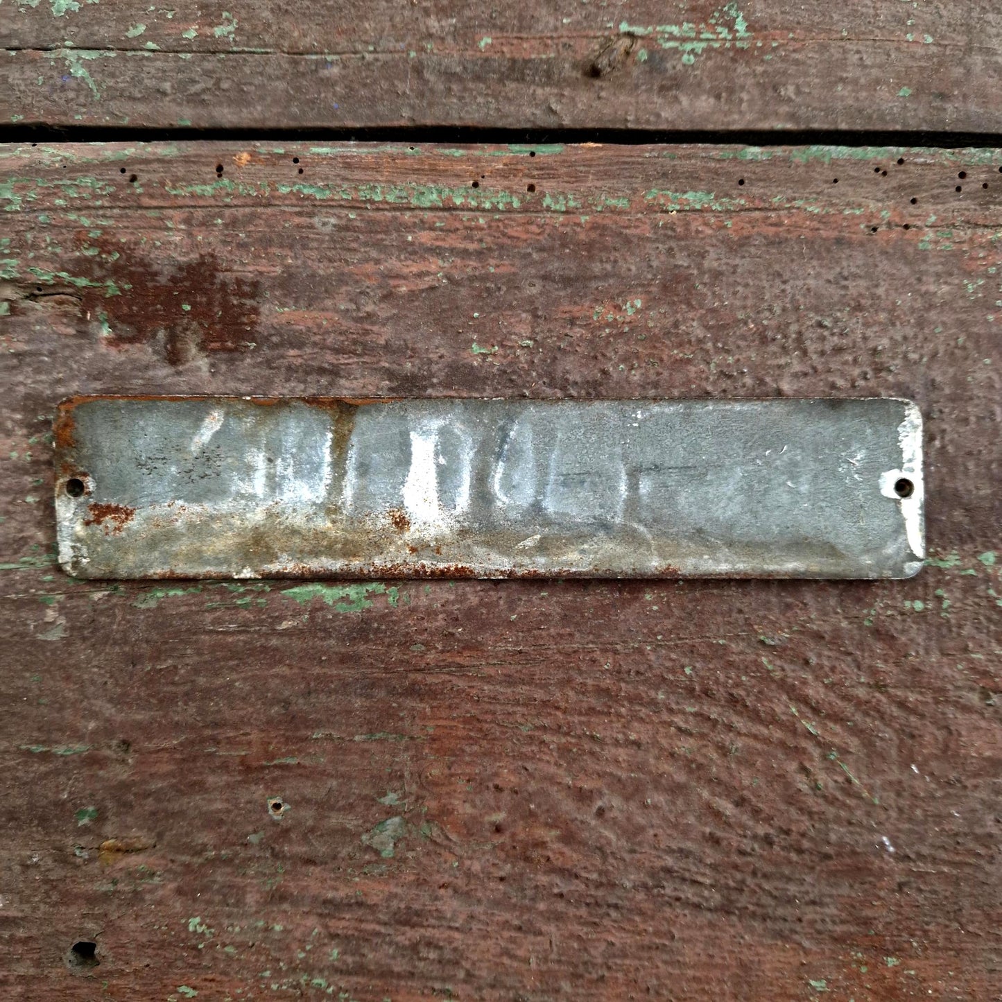 french enamel sign emailloid