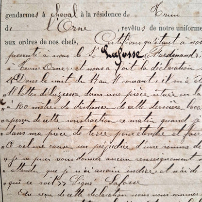 french gendarmerie report 1892