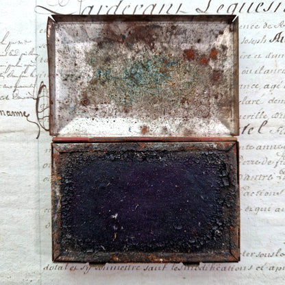 french ink stamp box