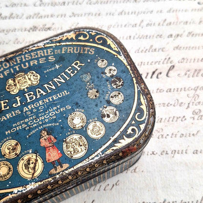 french lithographed tin j bannier early 1900s