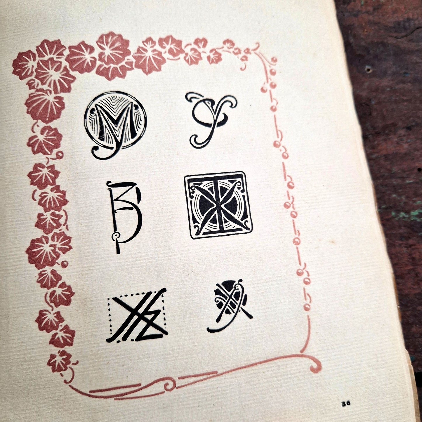 french monograms album 1910