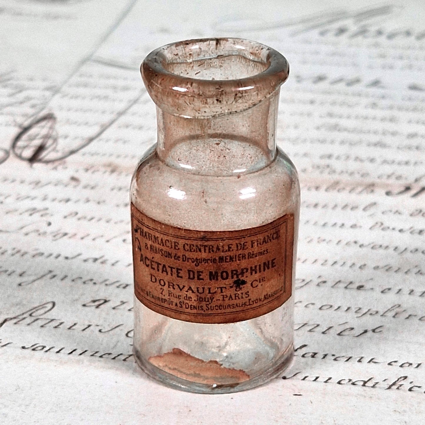 french morphine apothecary toxic jar