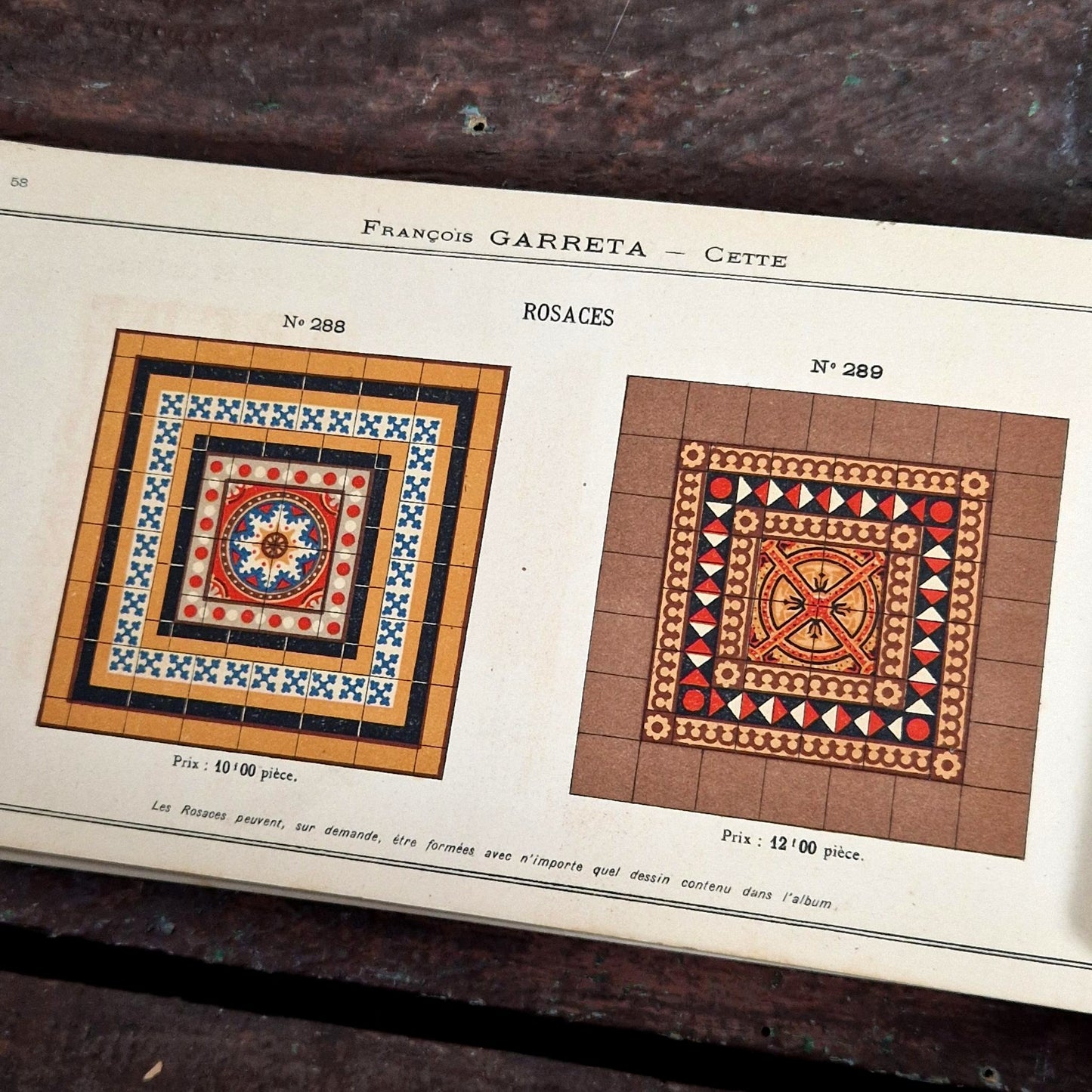 french mosaic manufacture garreta