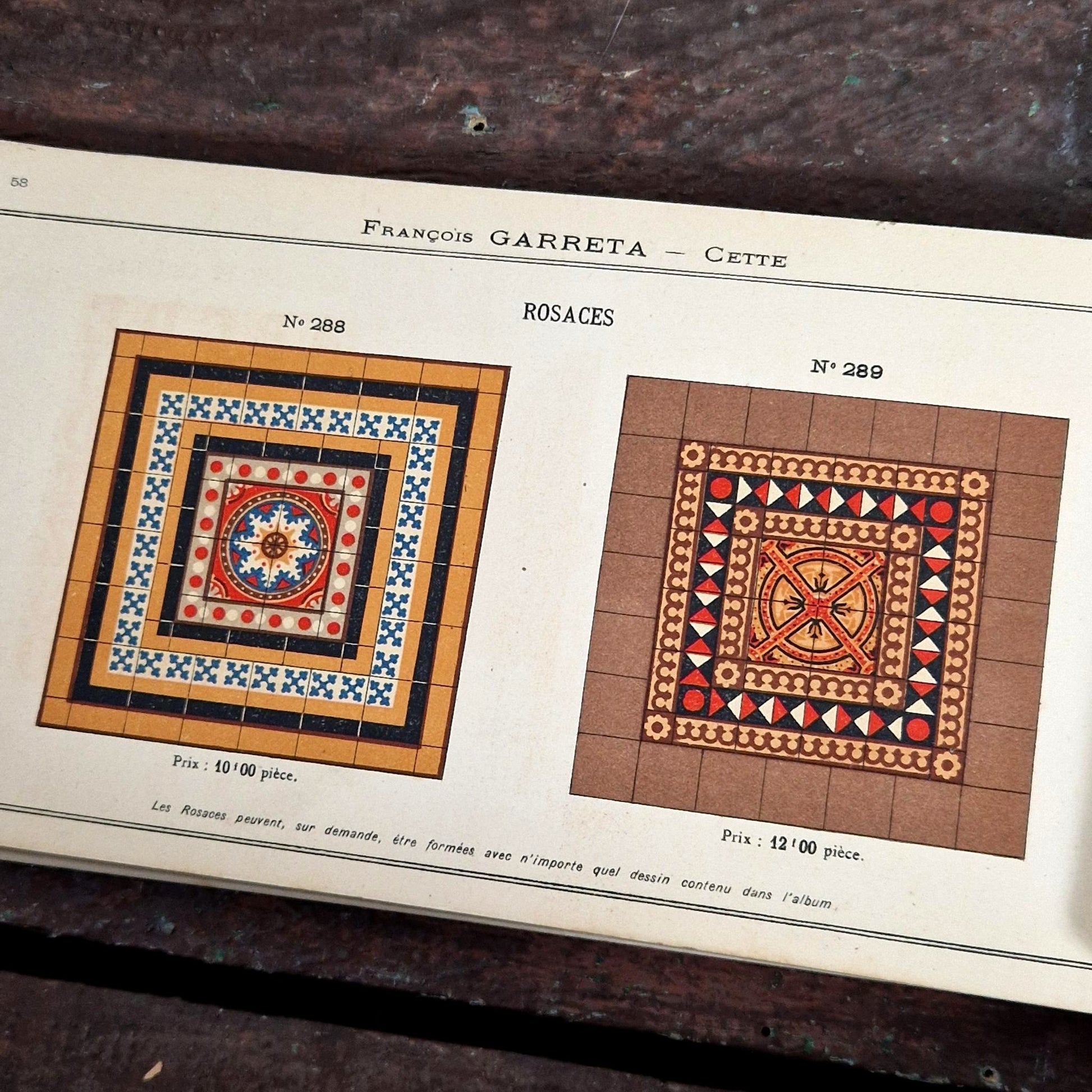 french mosaic manufacture garreta