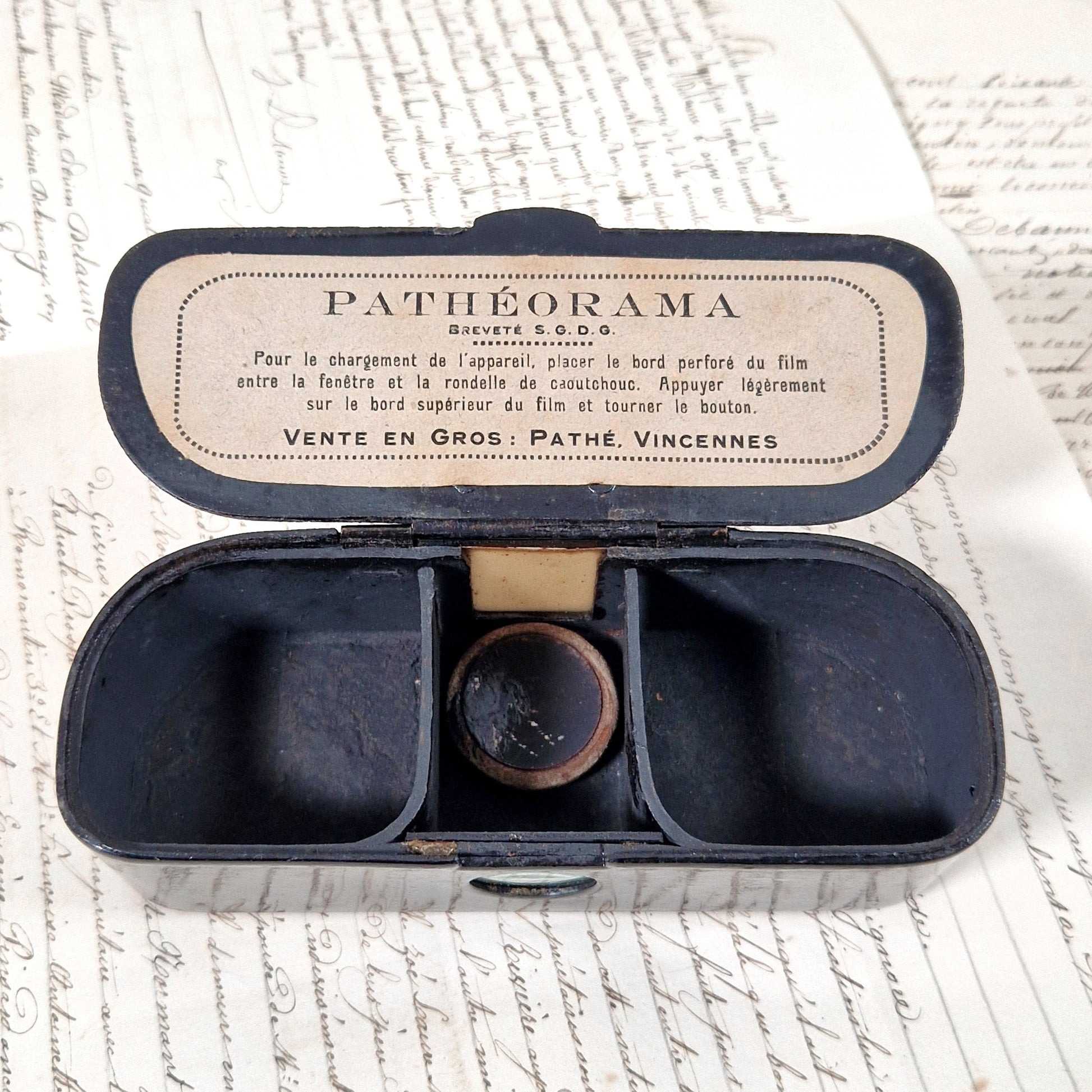 french patheorama tin viewer