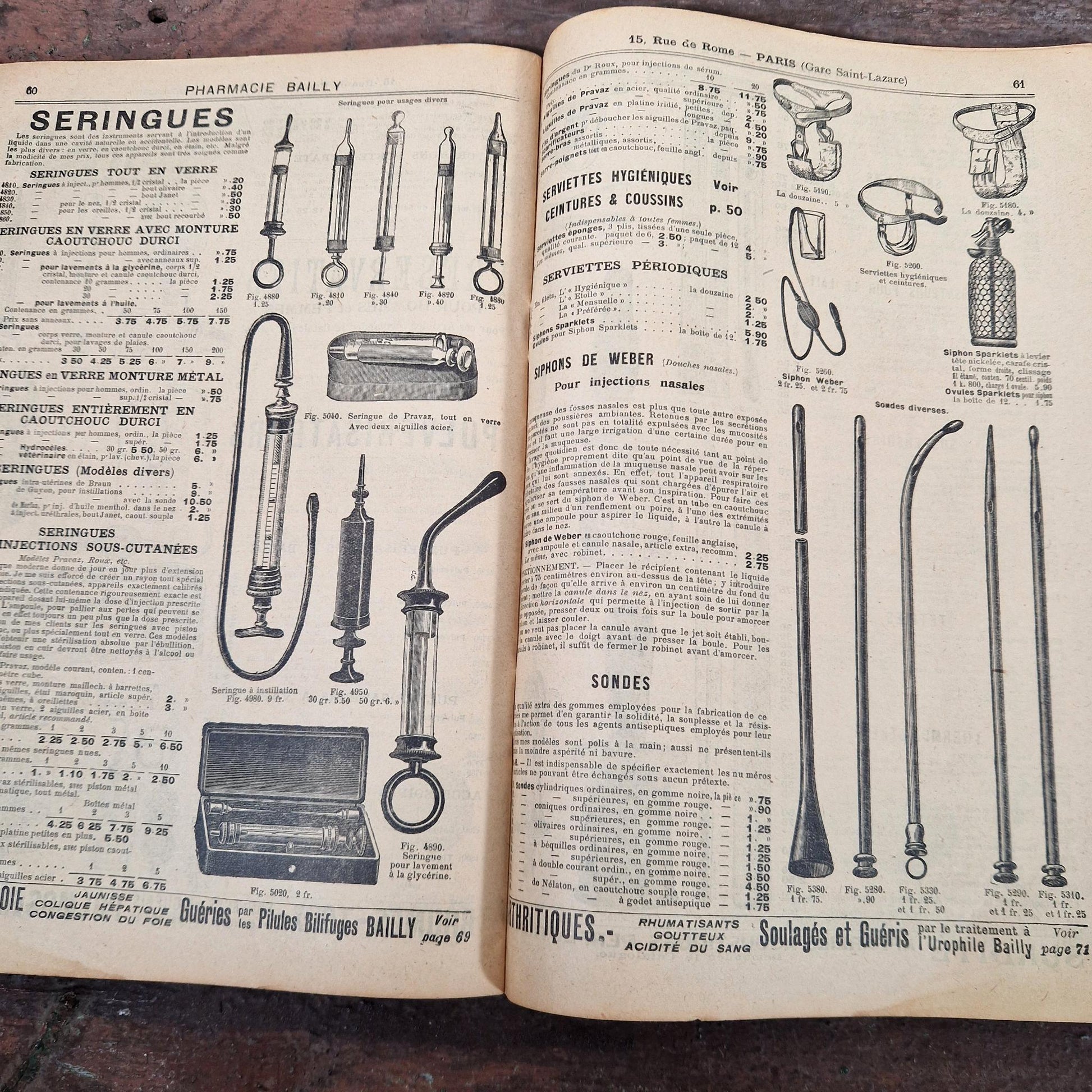 french pharmacy advertising 1910s