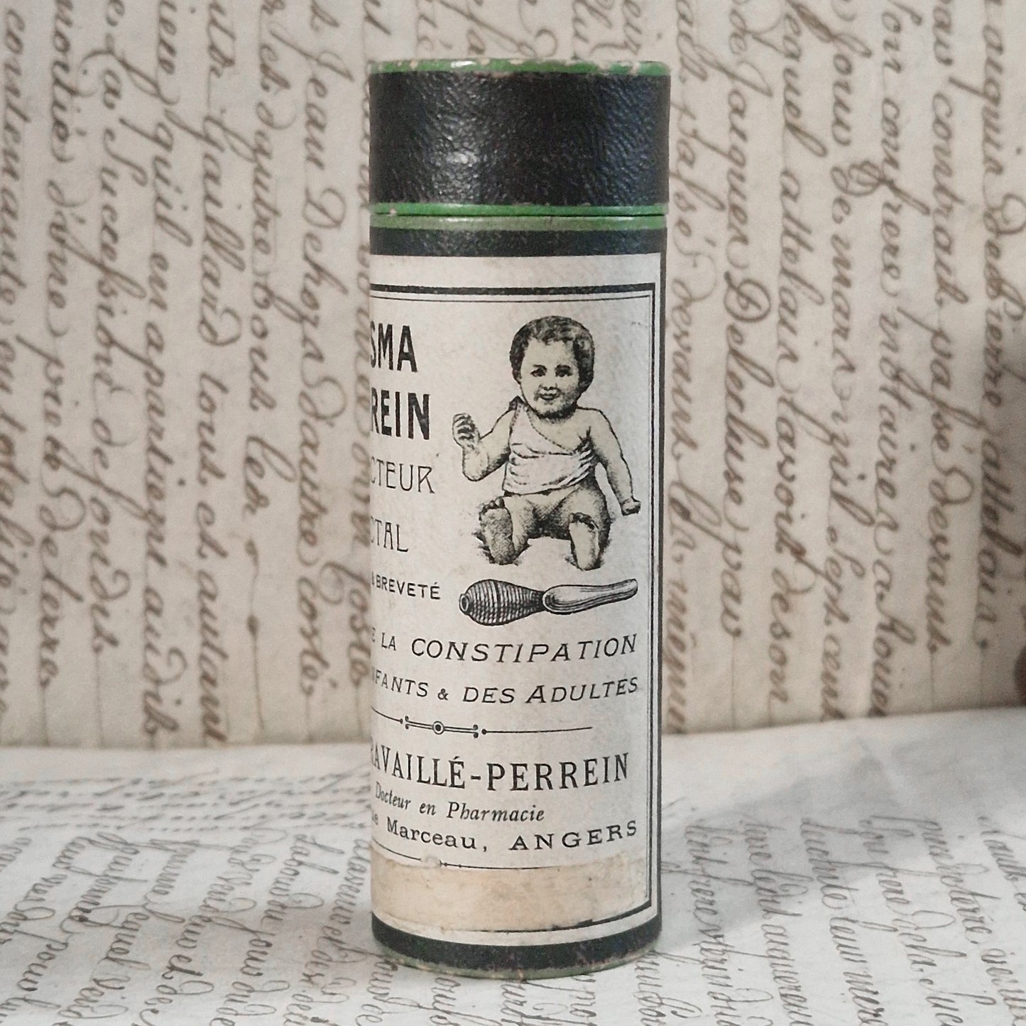 Rare antique rectal injector - "Clysma Perrein"