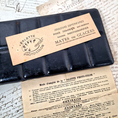 french photo-color palette handpainted