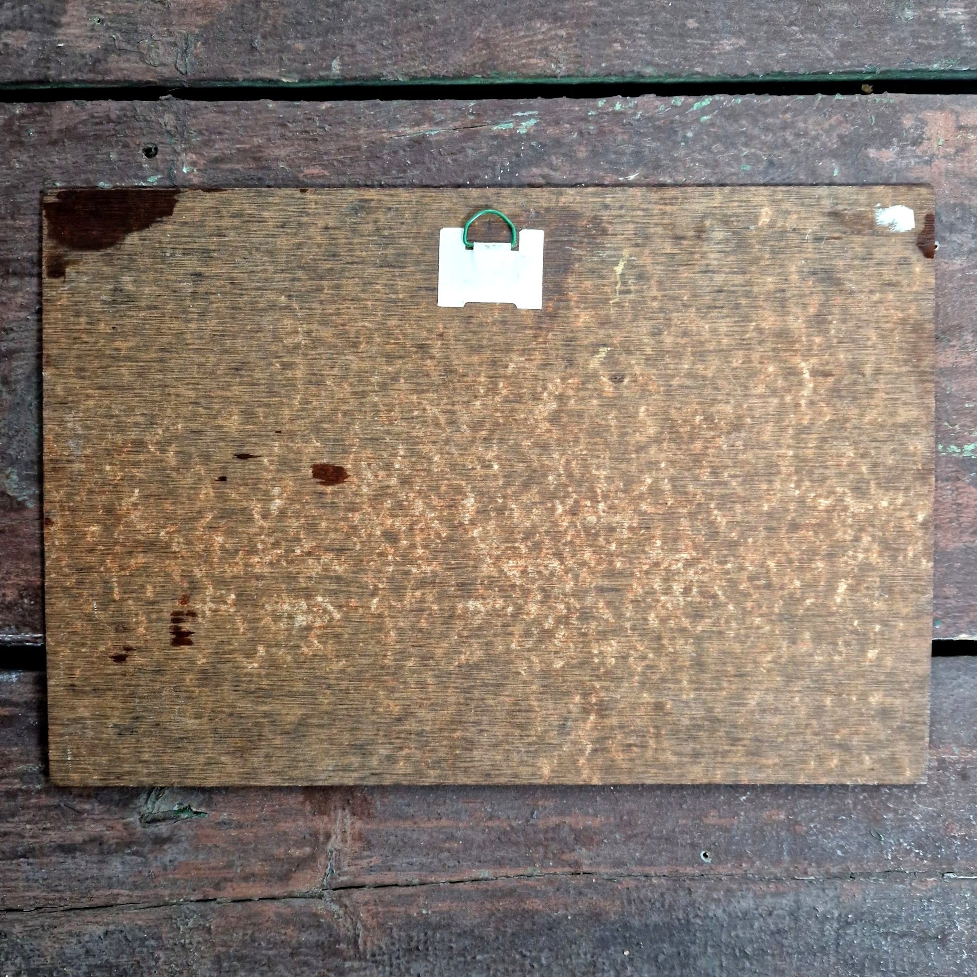 french religious sign wood