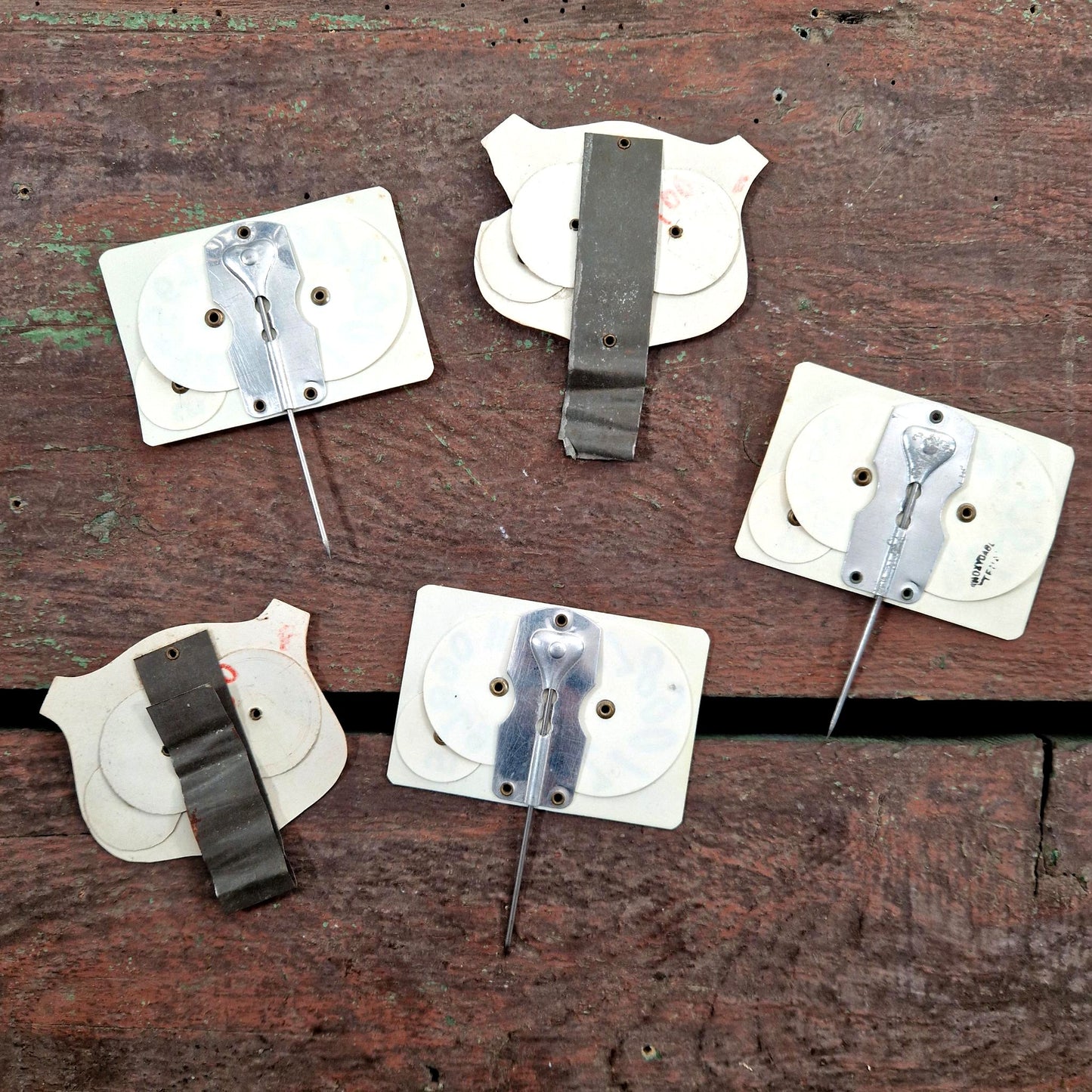 french retro store price label celluloid