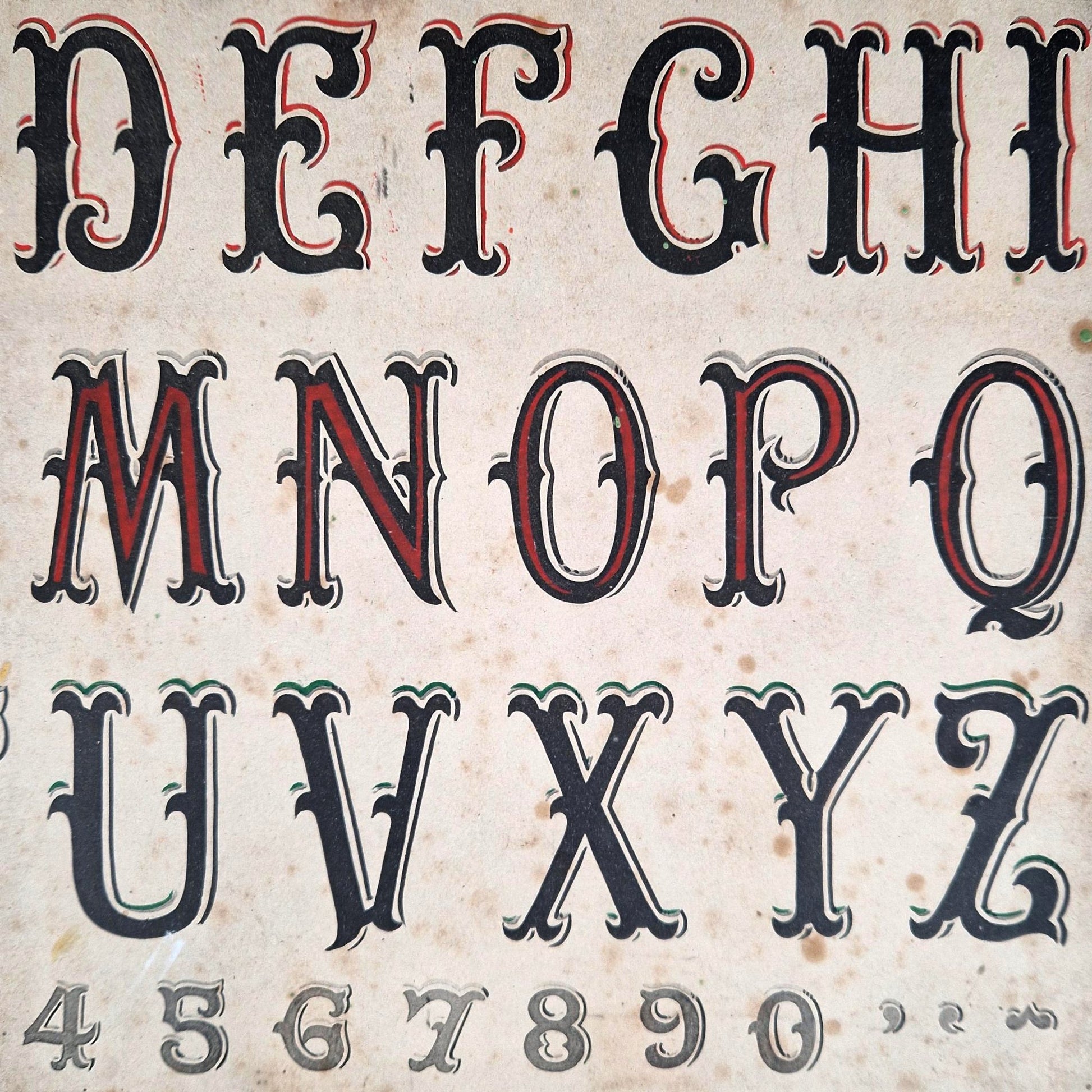 french typography chart labbe paris