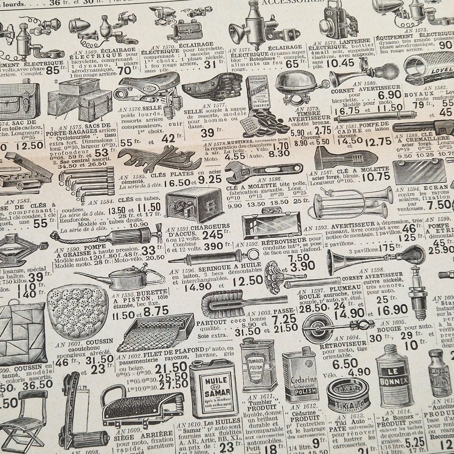 french vintage cycle brochure 1930s