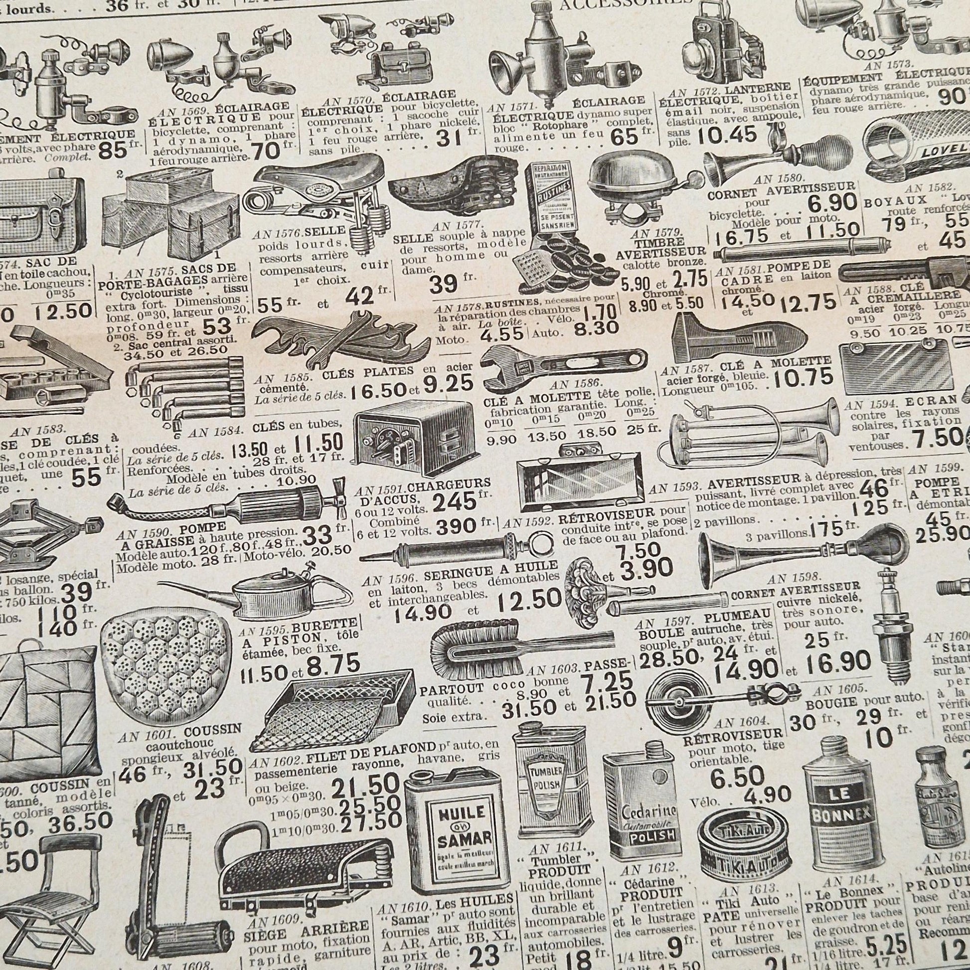 french vintage cycle brochure 1930s