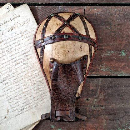 gant tendu cuir riveté collection jeux