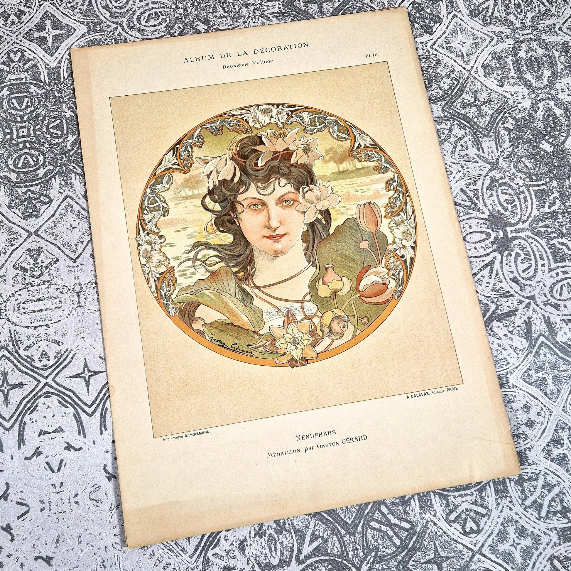 gaston gerard album decoration calavas 1900