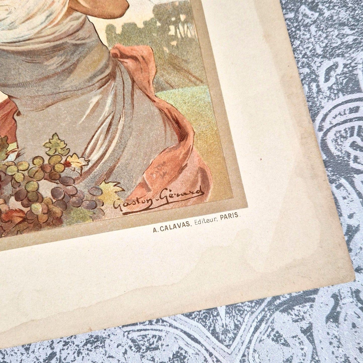 gaston gerard decorative panel 1900